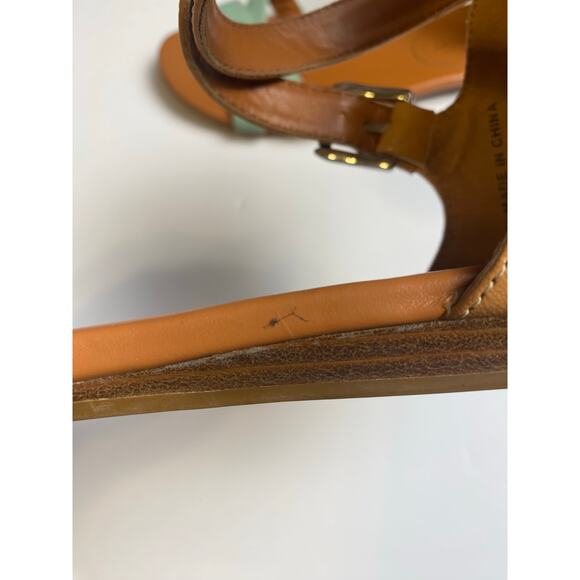 Rebecca Minkoff Women's Tan and Green Bettina Strappy, Flat Sandal Size 6 - Picture 5 of 10